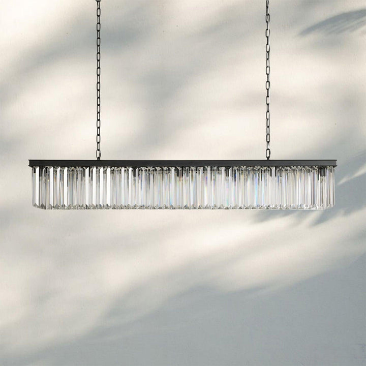 Leyland Rectangular Chandelier 60''72''-72''-Bronze-