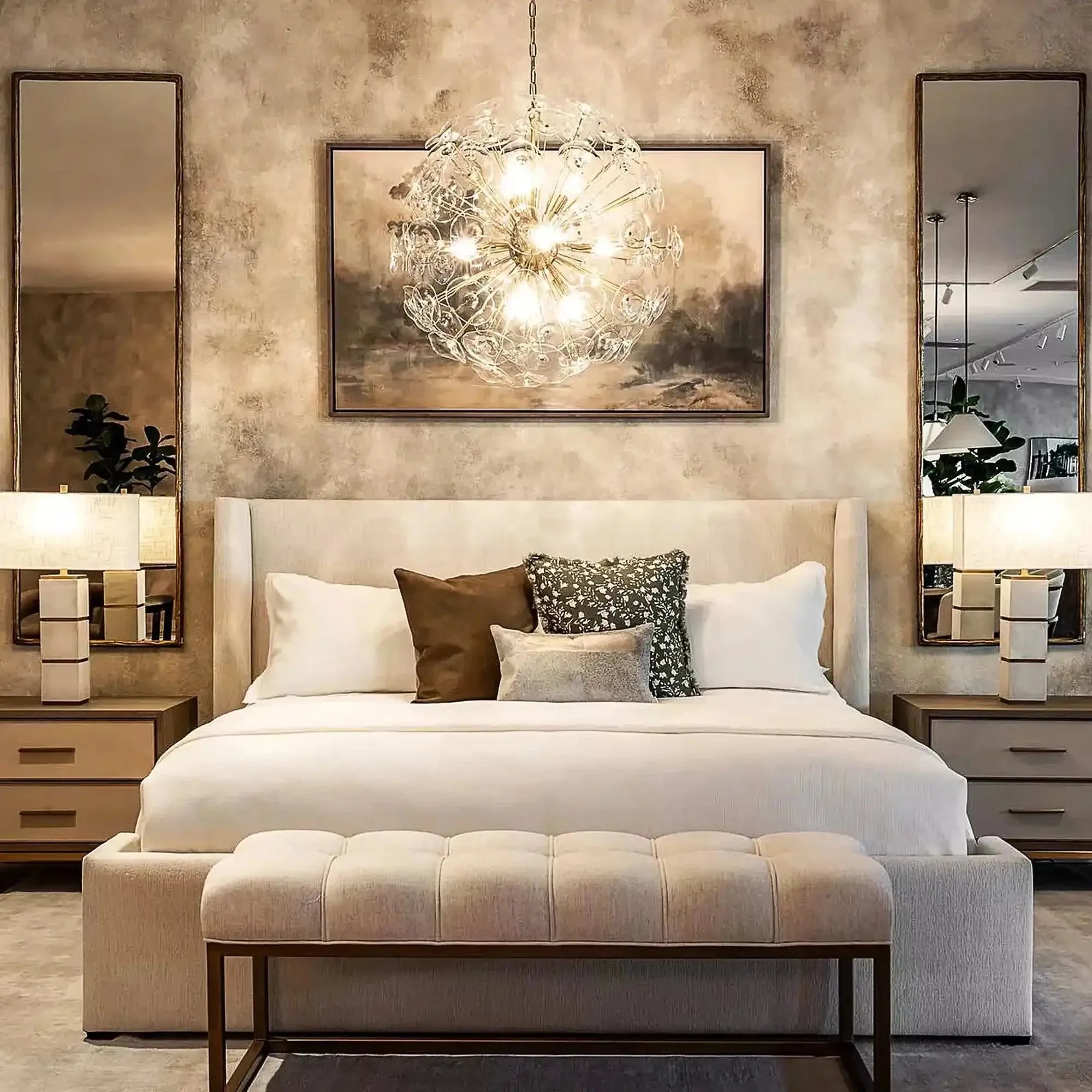 Lily Round Chandelier 8/10/19 Light - Arialamps
