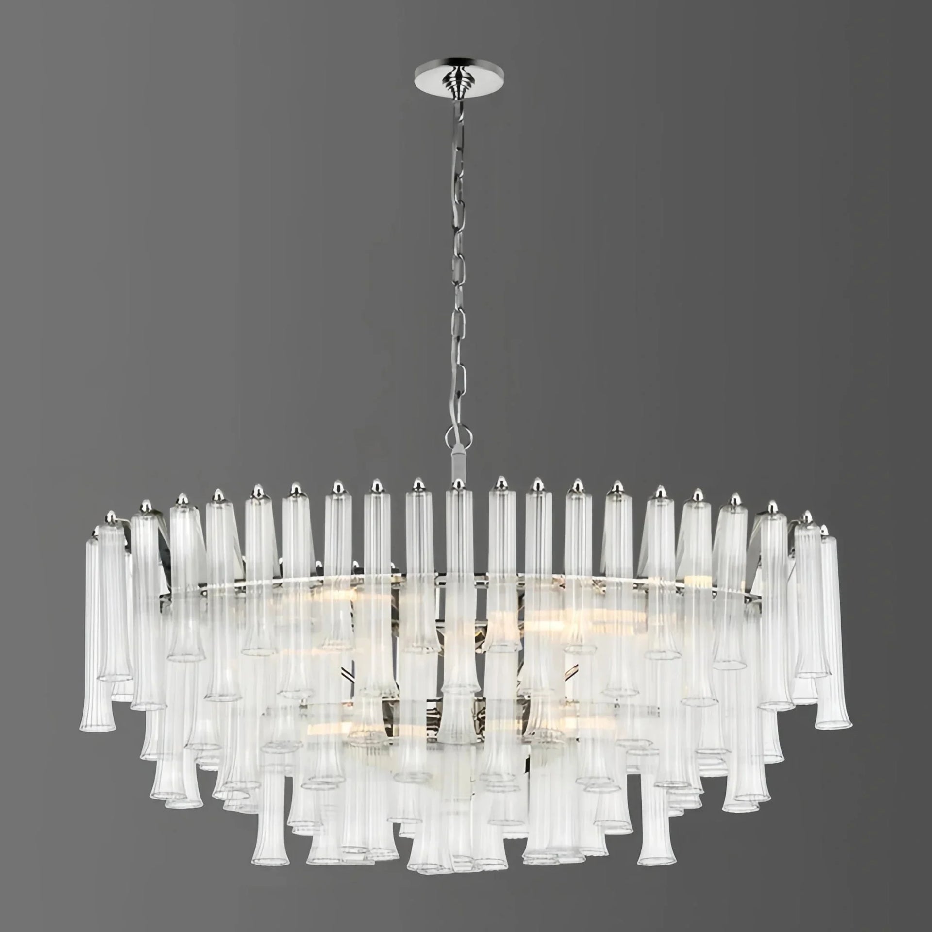 Lorelei X - Large Oval Round Chandelier - Arialamps