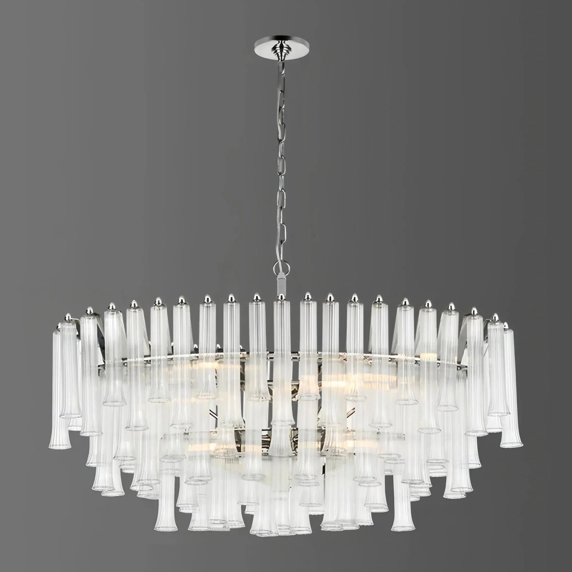 Lorelei X - Large Oval Round Chandelier - Arialamps