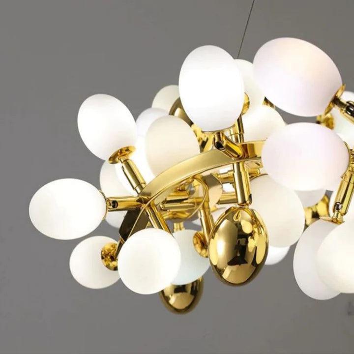 Luxury Escamoles Modern Linear Grape Chandelier-Arialamps