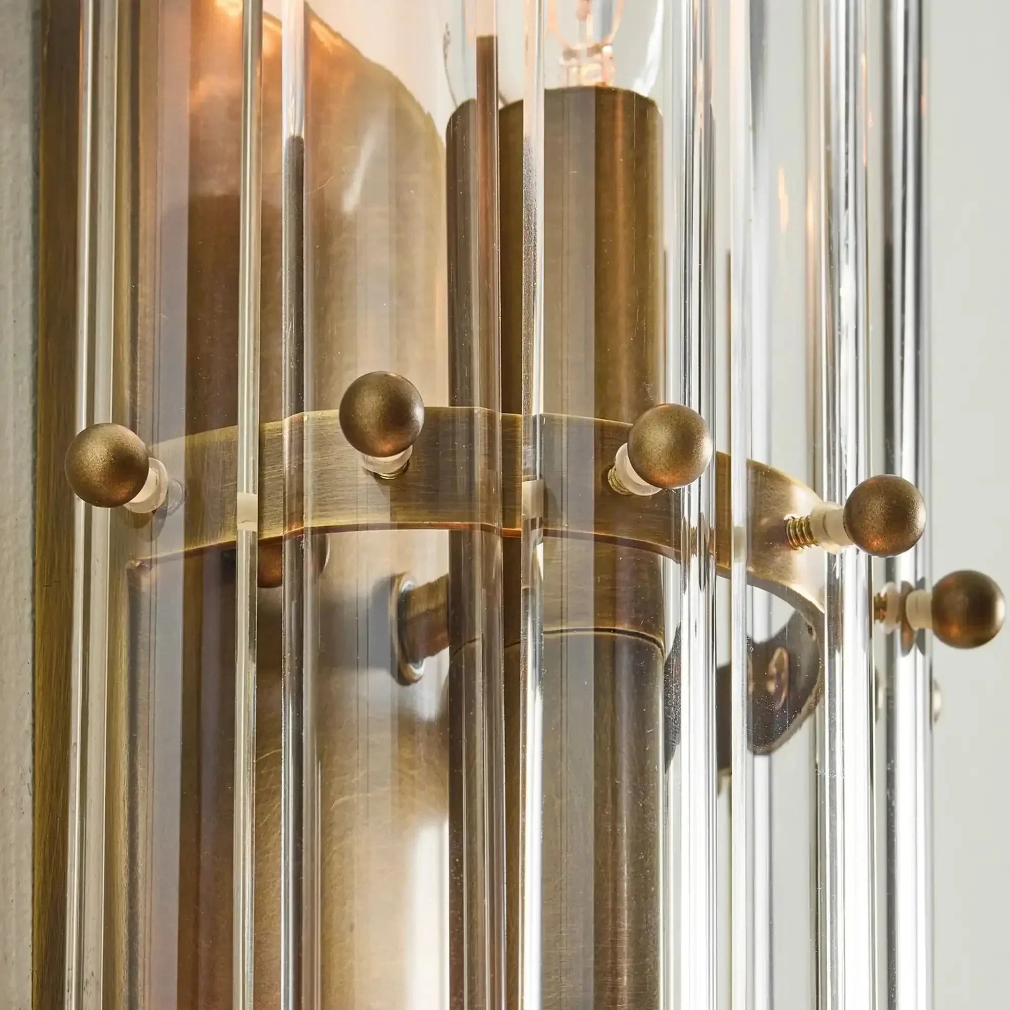 Mallory Glass Wall Sconce - Arialamps
