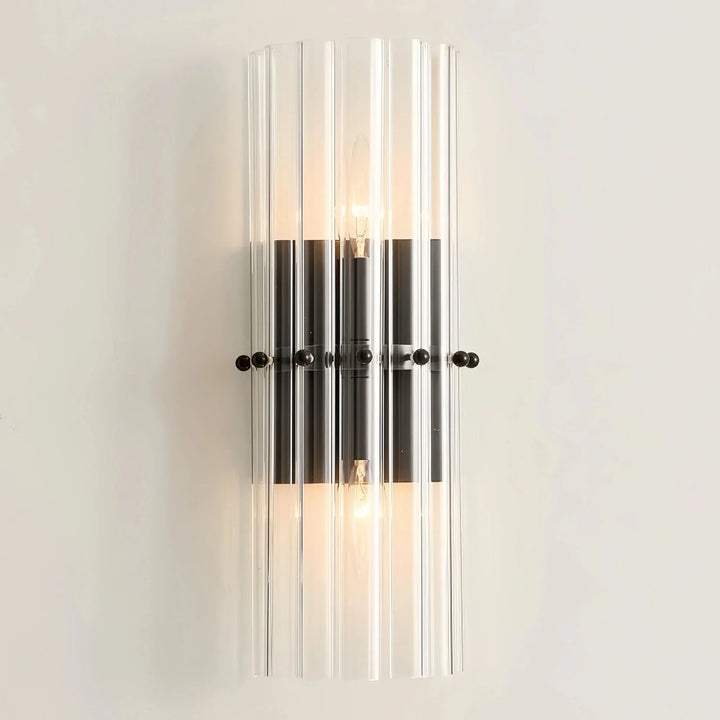 Mallory Glass Wall Sconce - Arialamps