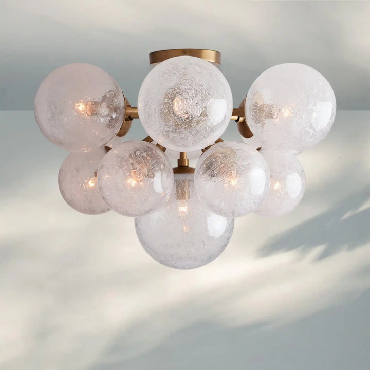 Mandoza Flushmount-Lighting-Brass-Arialamps