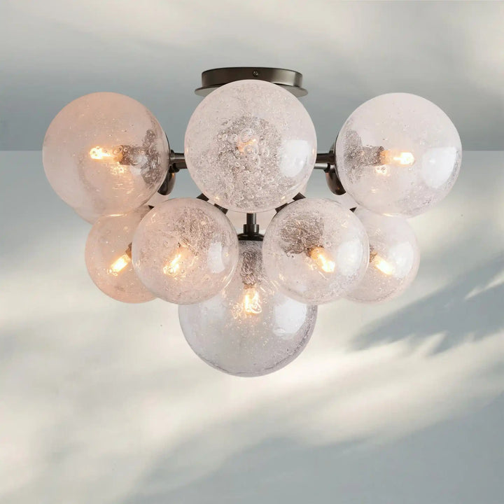 Mandoza Flushmount-Lighting-Bronze-Arialamps