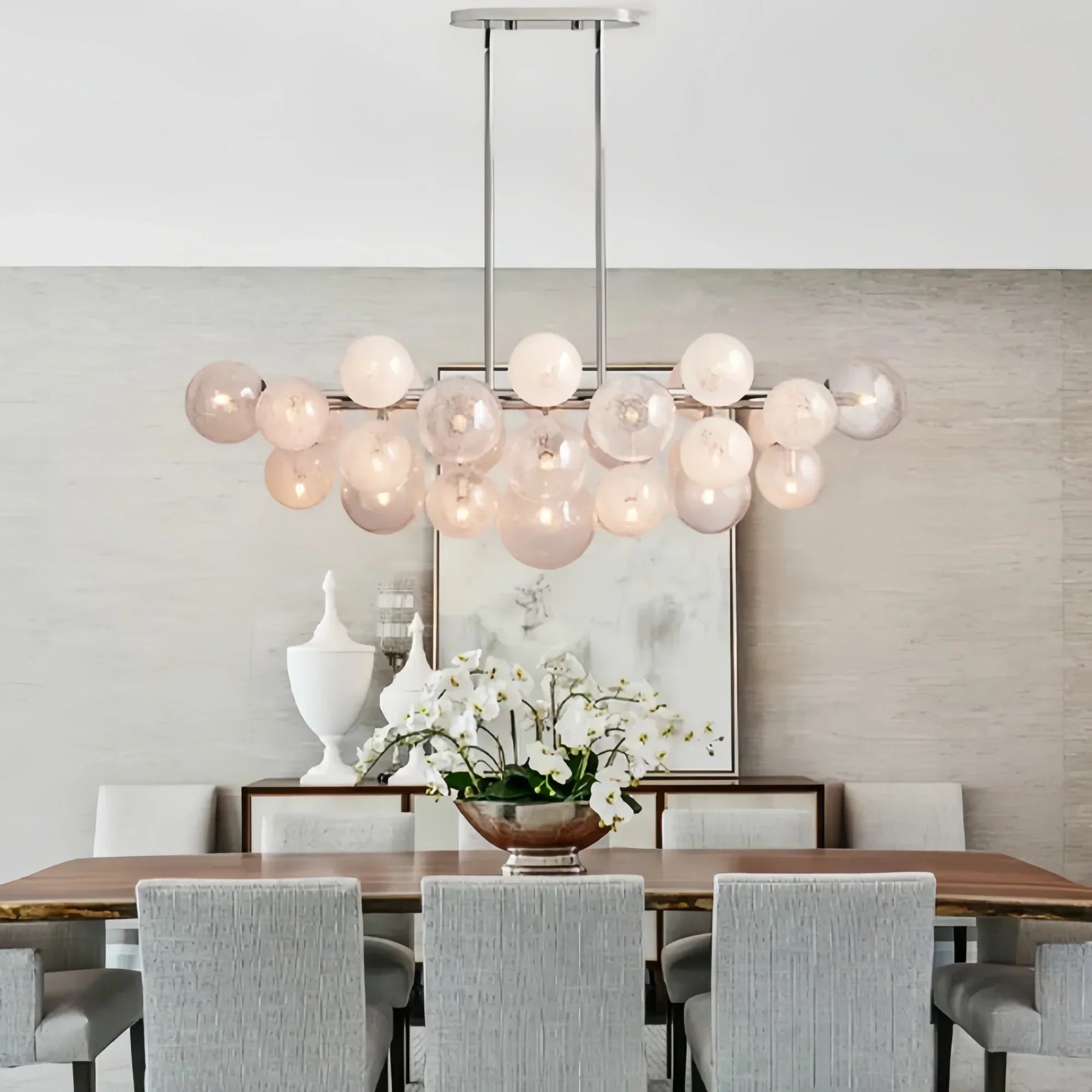Mandoza Linear Chandelier-Lighting-Arialamps