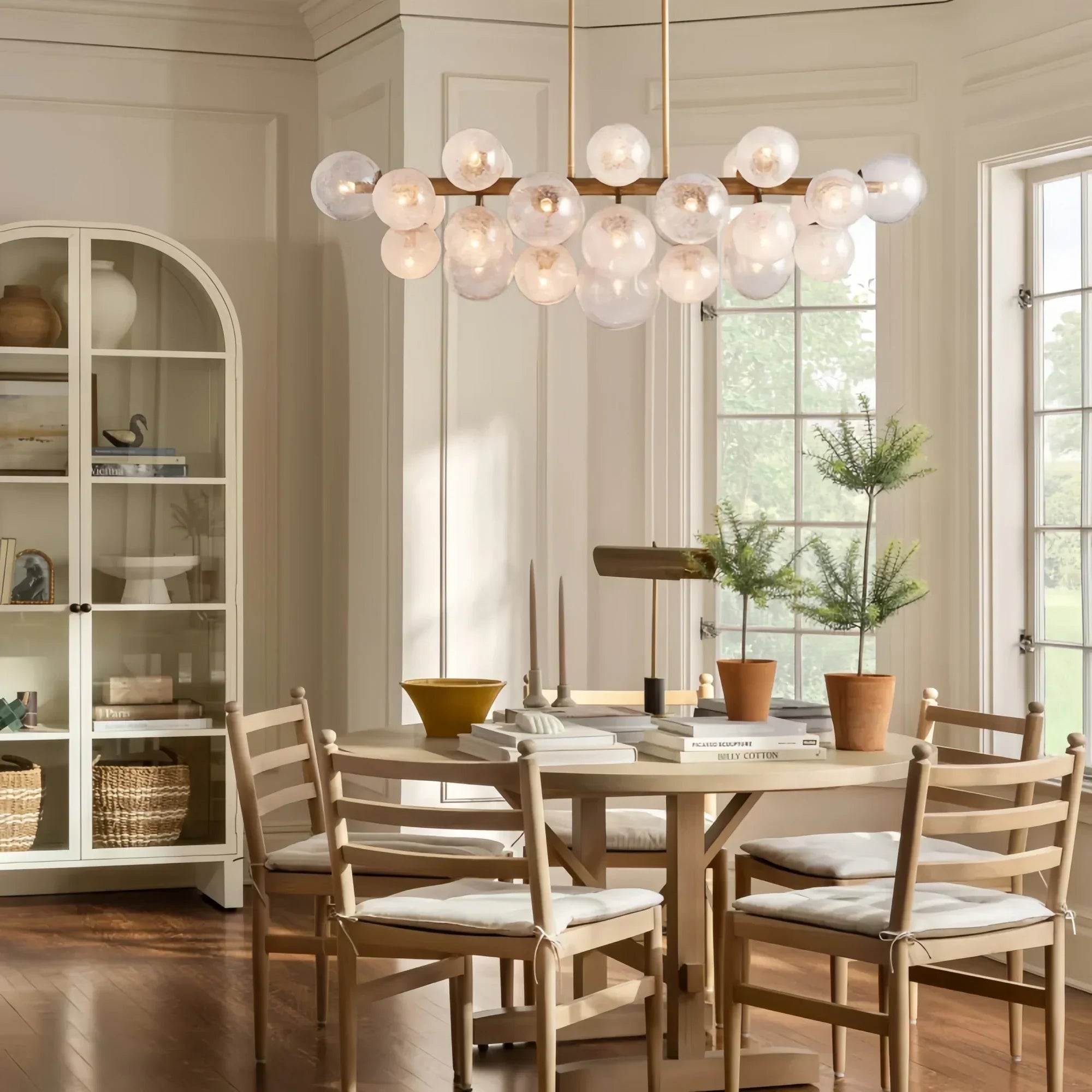 Mandoza Linear Chandelier-Lighting-Arialamps