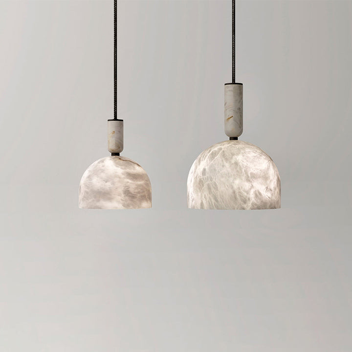 Merlin Enid Alabaster Bedside Pendant Light, Kitchen Pendant Lamp