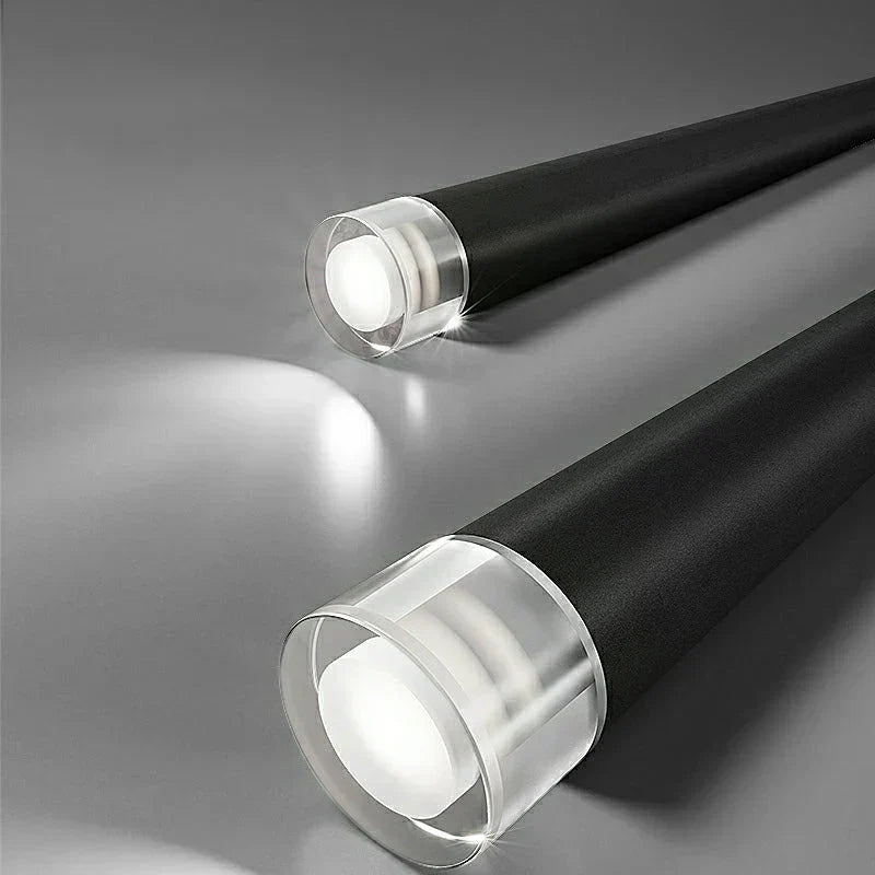 Minimalism Foyer Staircase Chandelier Ceiling Pendant Lighting Fixture For Living Room Entryway In Gold/ Black Finish - Arialamps