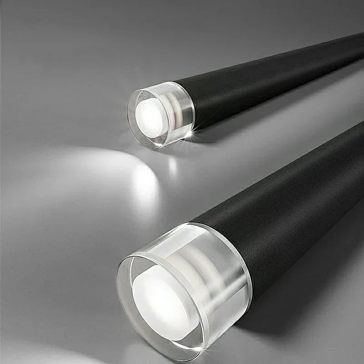 Minimalism Foyer Staircase Chandelier Ceiling Pendant Lighting Fixture For Living Room Entryway In Gold/ Black Finish - Arialamps