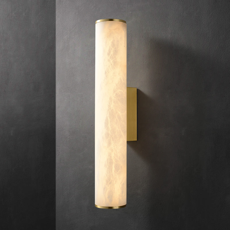 Modern Alabaster Melange Bathroom Sconce, Vanity Light chandeliers for dining room,chandeliers for stairways,chandeliers for foyer,chandeliers for bedrooms,chandeliers for kitchen,chandeliers for living room Kevinstudiolives Small Brass