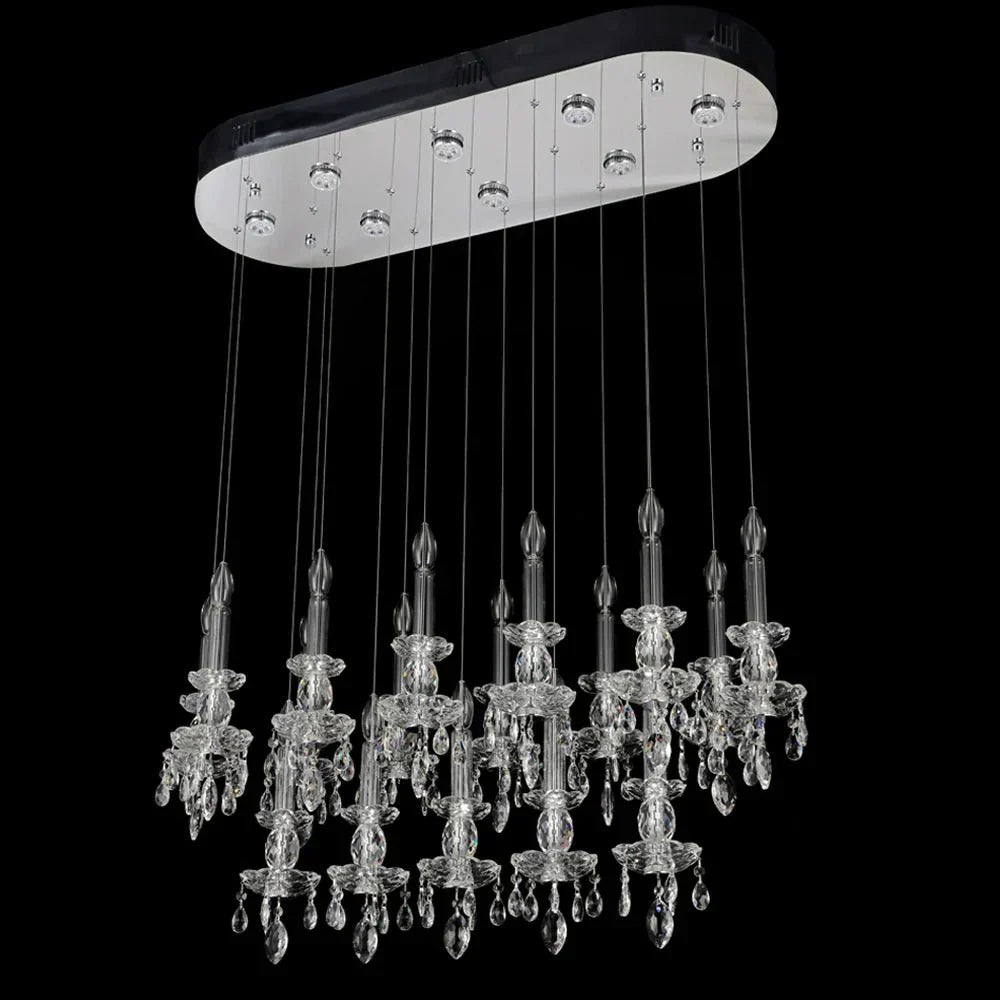 Modern Linear Crystal Lighting - Arialamps