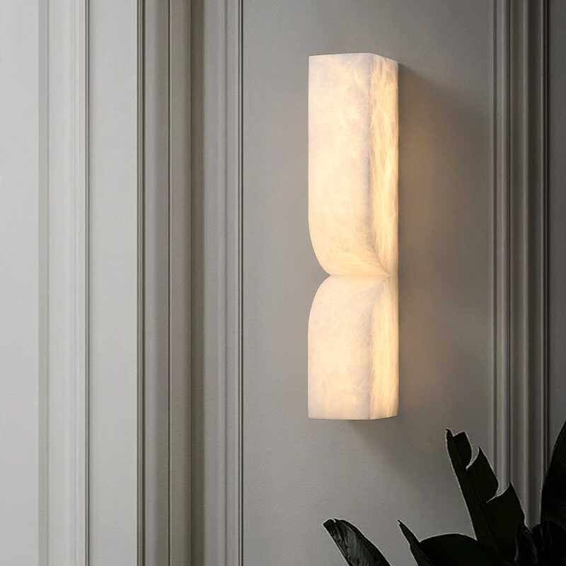 Modern Luxe Brass Natural Alabaster Wall Sconce for Entryway chandeliers for dining room,chandeliers for stairways,chandeliers for foyer,chandeliers for bedrooms,chandeliers for kitchen,chandeliers for living room Kevinstudiolives