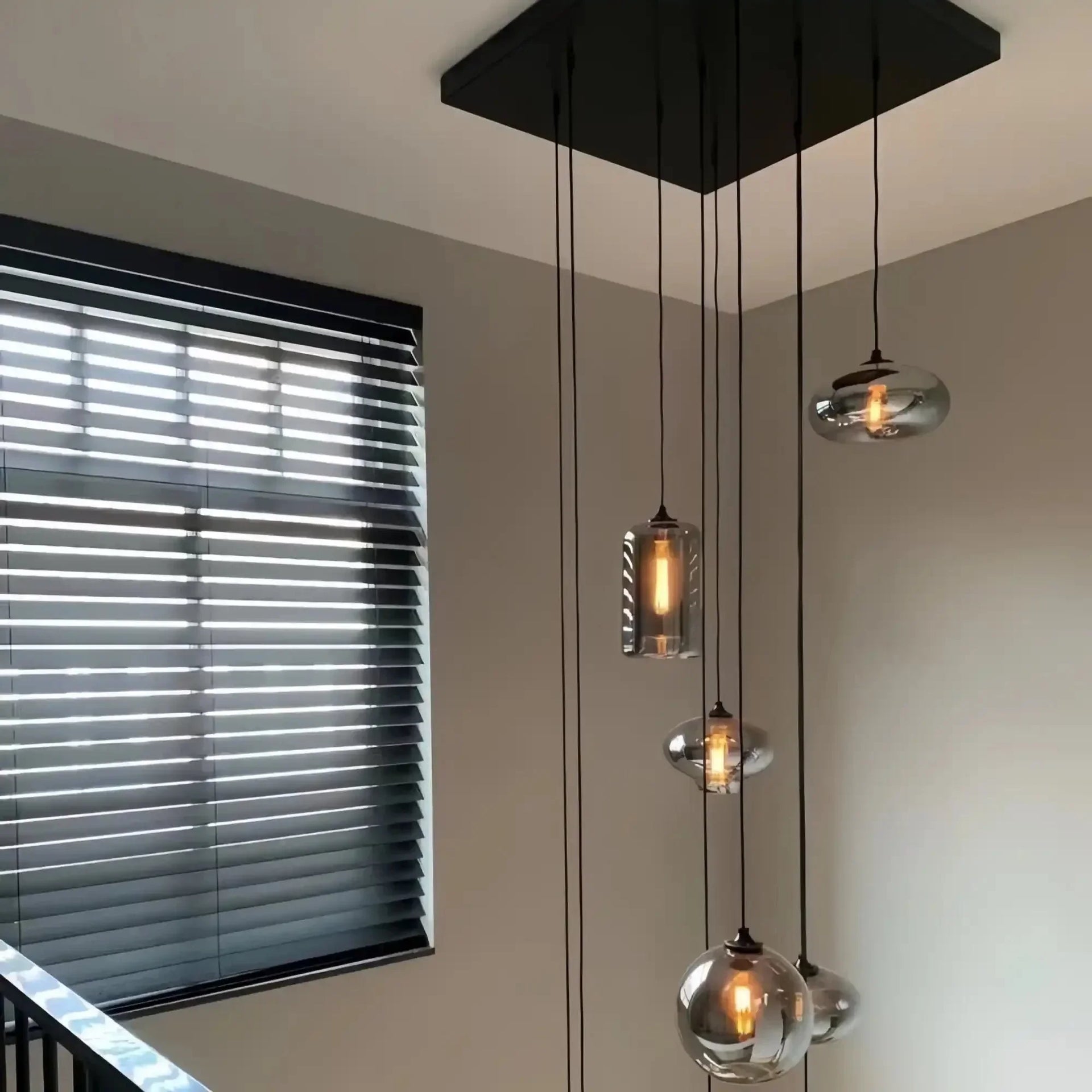 Modern Pendant Fixture light For 2 Story Foyer /Enterway /Staircase - Arialamps