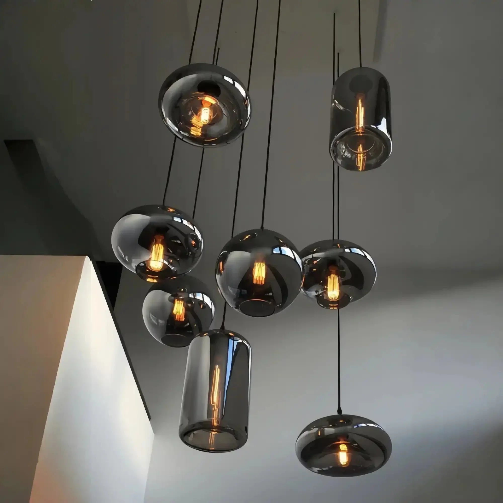 Modern Pendant Fixture light For 2 Story Foyer /Enterway /Staircase - Arialamps