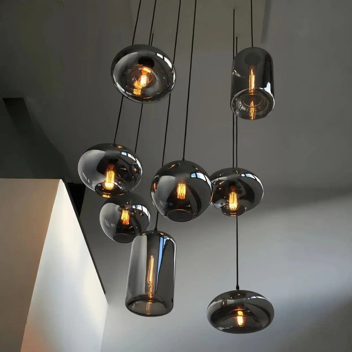 Modern Pendant Fixture light For 2 Story Foyer /Enterway /Staircase - Arialamps