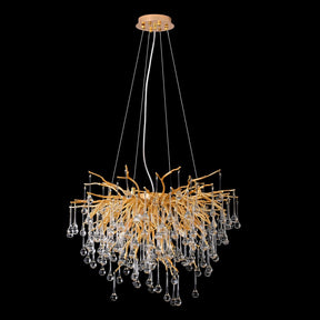 Doris Rain Branch Chandelier 23.5"D Gold