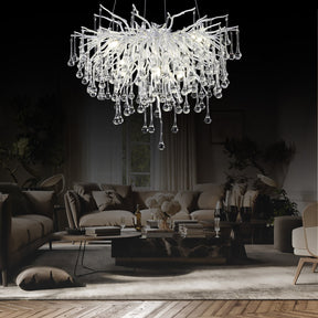 Doris Rain Branch Chandelier Dia 23.5" Silver