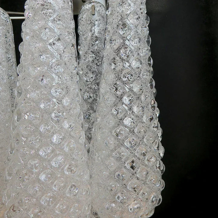 Murano Petals White Wall Light 13.4"-Wall Light-Arialamps