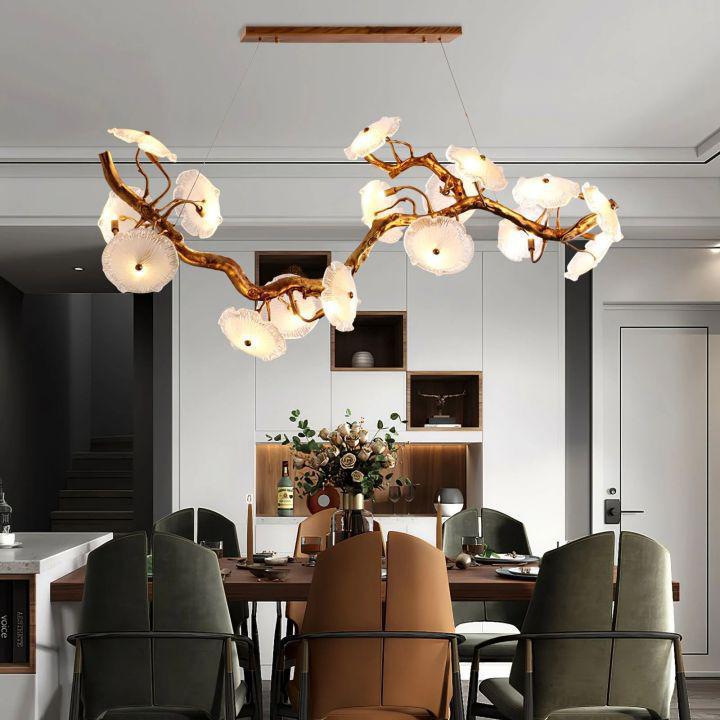 Nenufar Blooming Chandelier-chandeliers for dining room,chandeliers for stairways,chandeliers for foyer,chandeliers for bedrooms,chandeliers for kitchen,chandeliers for living room-Arialamps