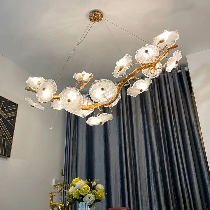 Nenufar Blooming Chandelier-chandeliers for dining room,chandeliers for stairways,chandeliers for foyer,chandeliers for bedrooms,chandeliers for kitchen,chandeliers for living room-Arialamps