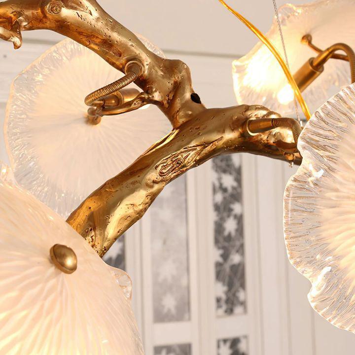 Nenufar Blooming Chandelier-chandeliers for dining room,chandeliers for stairways,chandeliers for foyer,chandeliers for bedrooms,chandeliers for kitchen,chandeliers for living room-Arialamps