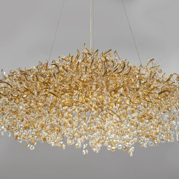 New Modern Light Luxury Branch Crystal Chandelier for Dining /Living Room-Chandeliers-Arialamps
