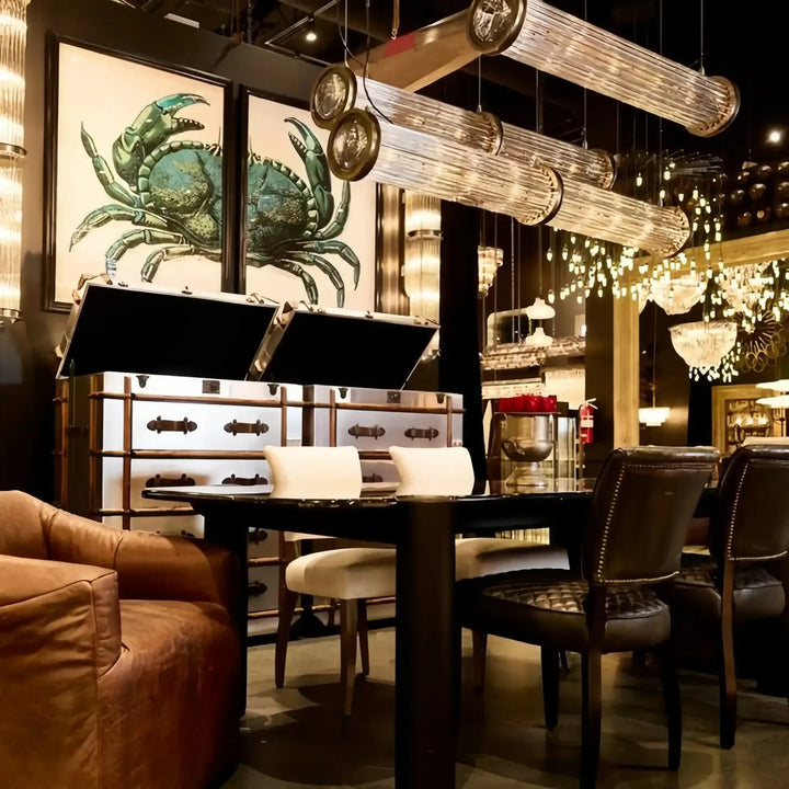 Newton Rectangular Pendant - Arialamps