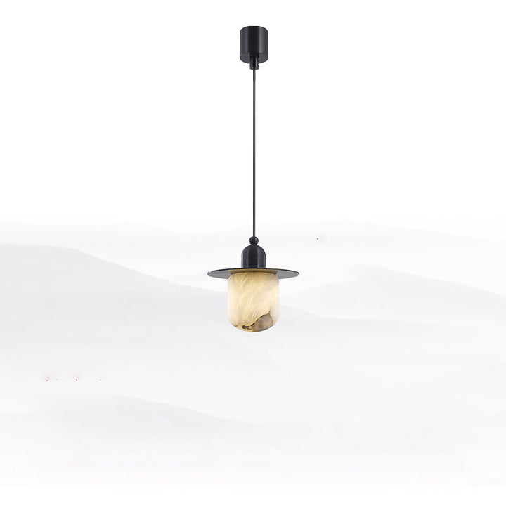 Nordic Alabaster and Brass Minimalist Pendant Light chandeliers for dining room,chandeliers for stairways,chandeliers for foyer,chandeliers for bedrooms,chandeliers for kitchen,chandeliers for living room Kevinstudiolives Style B