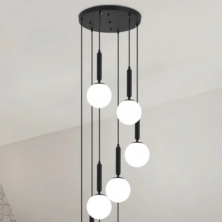 Nordic Extra Large Minimalist Long Pendant Light for High Ceiling Staircase-