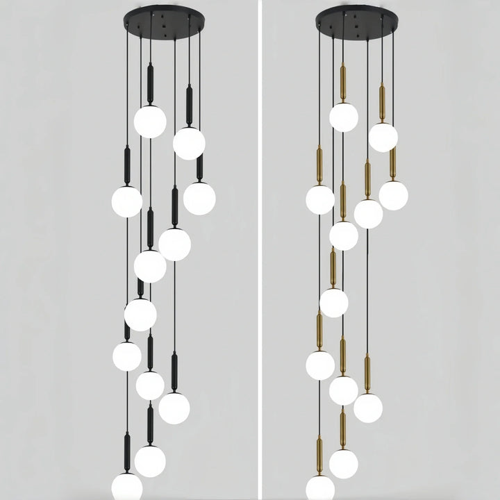 Nordic Extra Large Minimalist Long Pendant Light for High Ceiling Staircase-