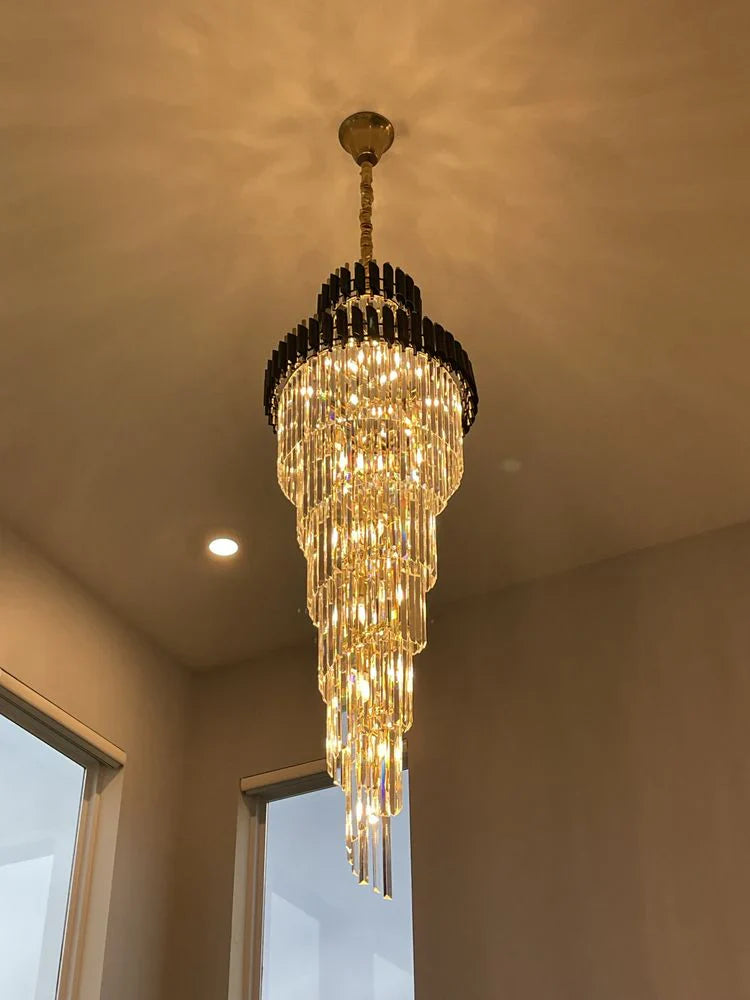 Cyrus Multiple Tier Crystal Chandelier