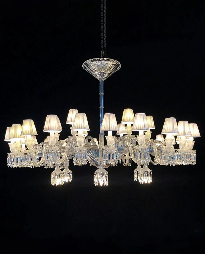 Paris Chandelier High Quality Crystal Chandelier with 36 Lampshades - Arialamps