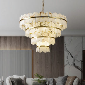 Aria Patanga Alabaster Chandelier Light