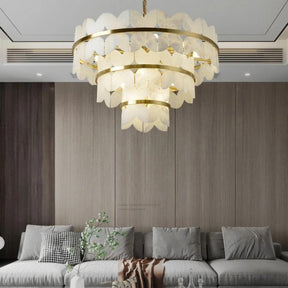 Aria Patanga Alabaster Chandelier Light