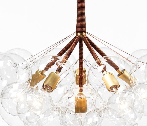 Oliver Bubble Glass Chandelier Jumbo 29''