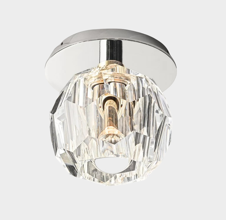 Bille De Crystal Ball Petite Wall Sconce