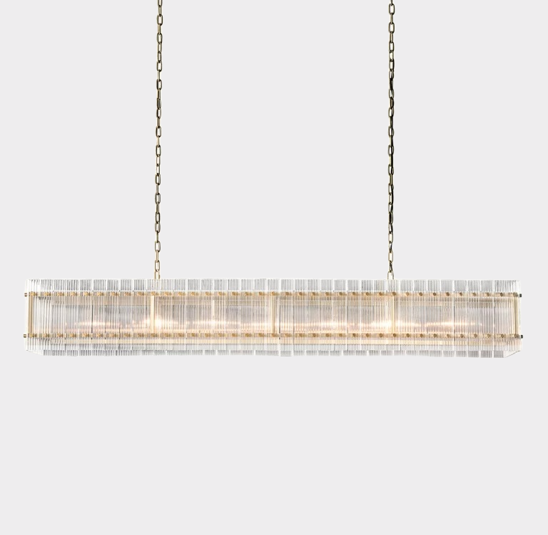 Marcus  Rectangle Chandelier 72"