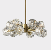 Bille De Crystal Ball Round Chandelier 24"