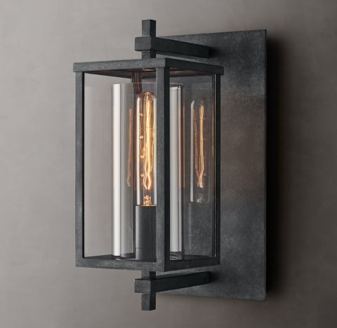 Devulde Square Outdoor Sconce 16"H