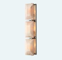 Harlew Calcite Triple Wall Sconce