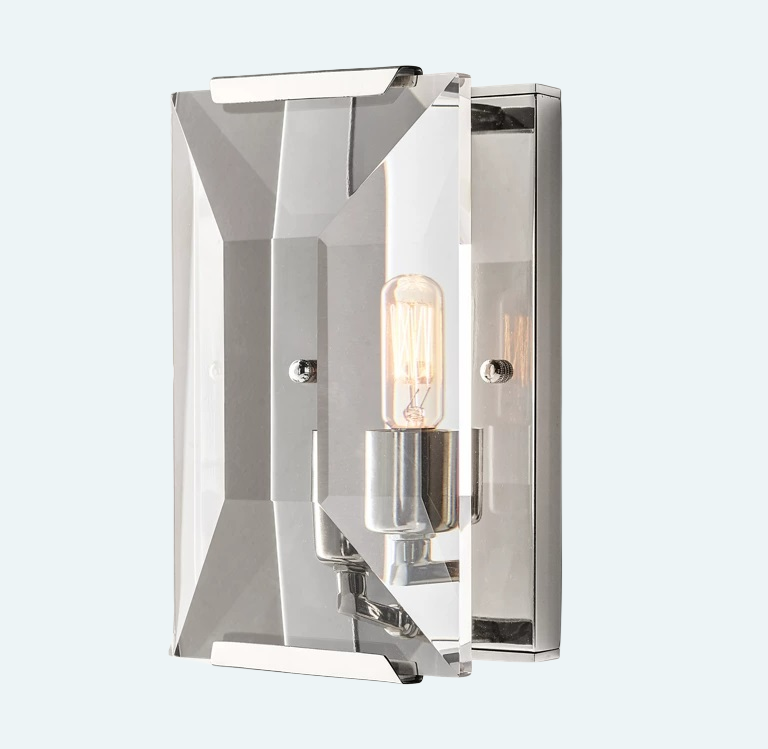 Harlew Multicurve Crystal Wall Sconce