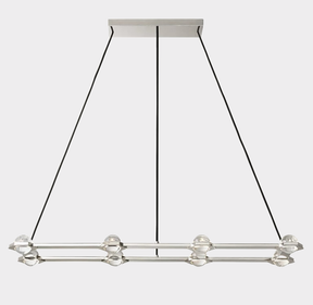 Eclatant Rectangular Chandelier 54" 72"