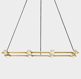 Eclatant Rectangular Chandelier 54" 72"