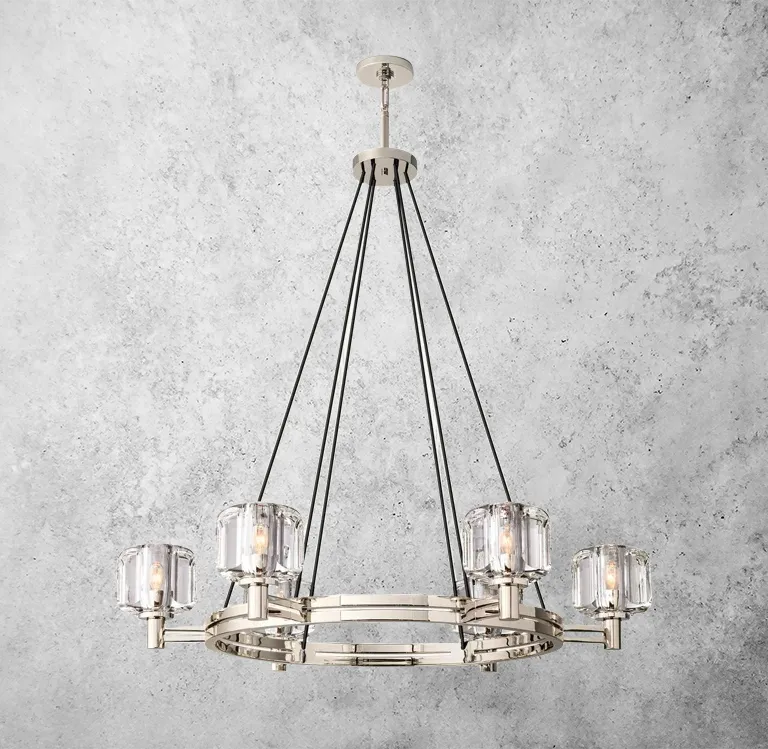 Demaret Double Round Chandelier 36"