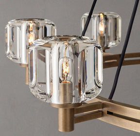 Demaret Double Round Chandelier 60"