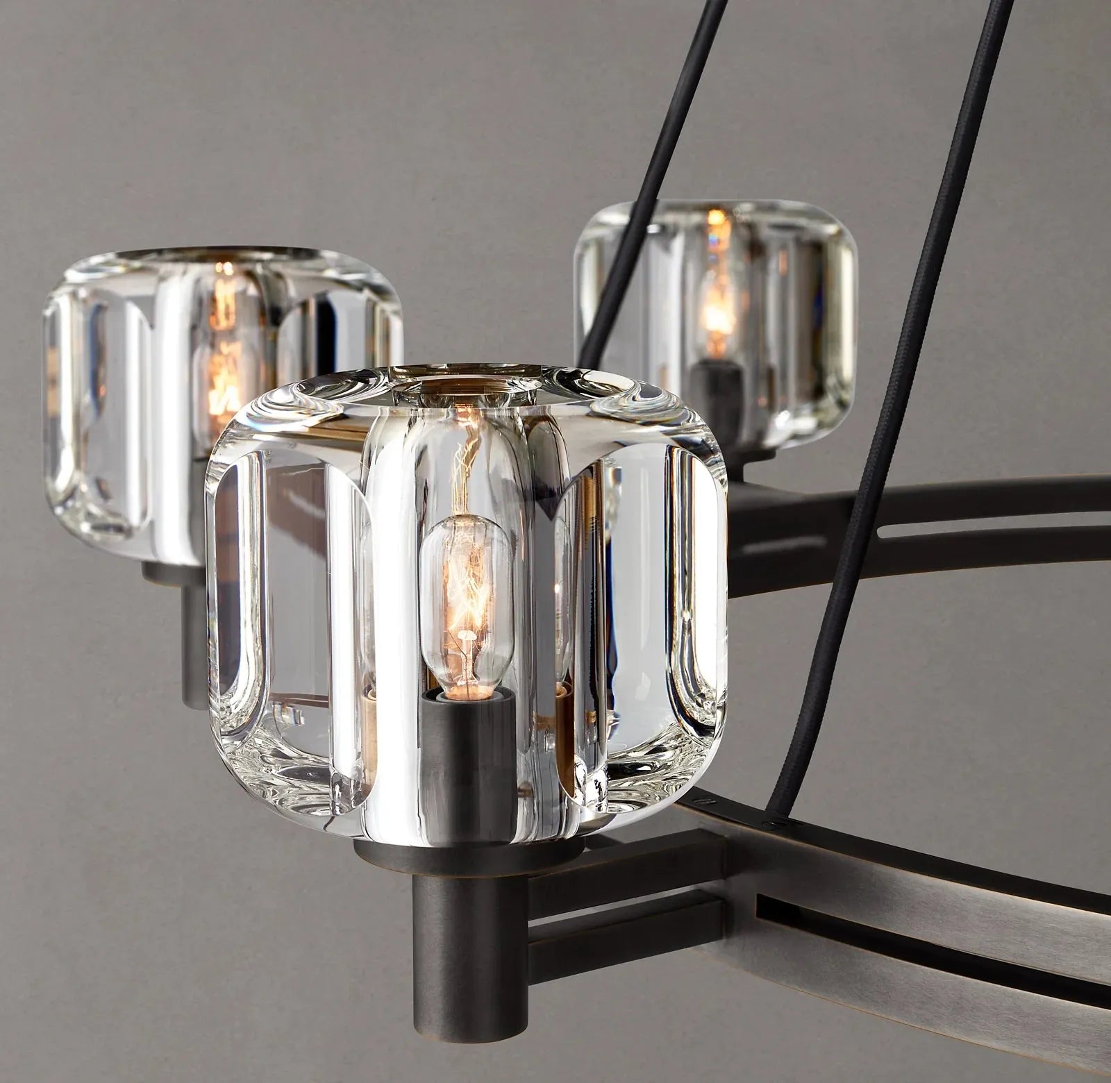 Demaret Double Round Chandelier " 48