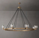 Demaret Double Round Chandelier 60"