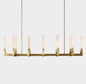 Candlestick Linear Chandelier 67"