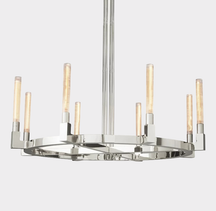 Candlestick Round Chandelier 48"